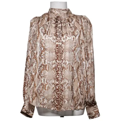 Blouse (Bruin, Wit) van H&M