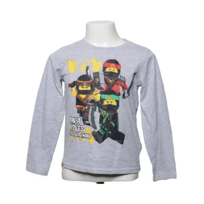 Långärmad t-shirt (Grå, Flerfärgad) från LEGO Elastan, Polyester
