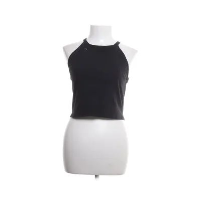 Crop top (Noir) de American Eagle Coton, Élasthane, Polyester