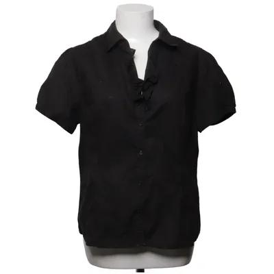 Chemise à manches courtes (Noir) de Senso Coton