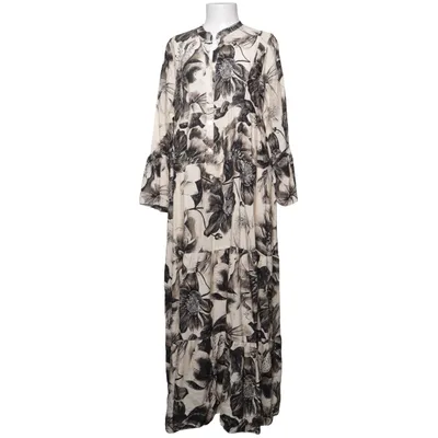 Maxi jurk (Beige, Zwart) van Azara Viscose