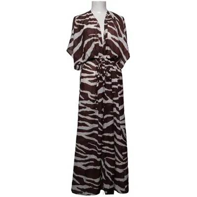 Strandjurk (Bruin, Wit) van Primark Cares Polyester