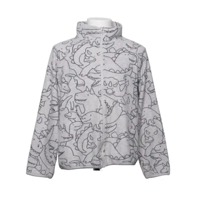 Fleece jas (Grijs, Meerkleurig) van H&M Polyester
