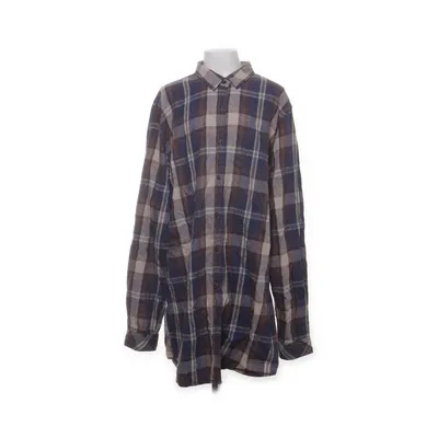 Chemise en flanelle (Bleu, Marron, Blanc) de Ganesh Coton