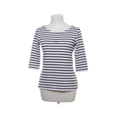 Långärmad t-shirt (Vit, Svart) från Saint James Elastan, Polyamid