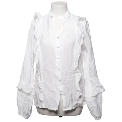 Bluse (Hvid) fra Pernilla Wahlgren Polyamid, Viscose