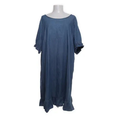 Denim jurk (Blauw) van Zizzi Katoen