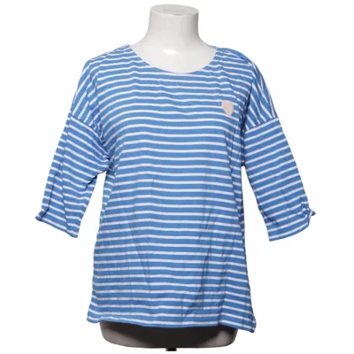 Langærmet t-shirt (Blå, Hvid) fra Essentials by Tchibo Økologisk bomuld