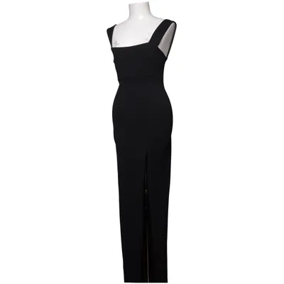 Maxi jurk (Zwart) van Boohoo Tall Elastaan, Polyester