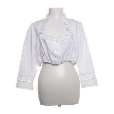 Dirndlblus (Vit) från Alpin de Luxe Bomull, Polyester