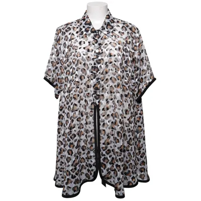 Short sleeve shirt (White, Black, Brown) from Esther Polyester