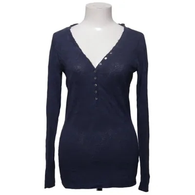 Henley shirt (Blauw) van Tommy Hilfiger Denim Katoen, Polyester