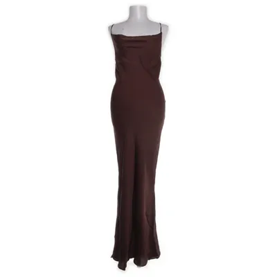 Maxi dress (Brown) from Marville Road Silk, Elastane