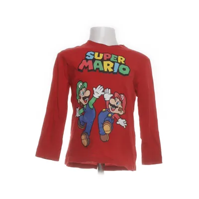 Långärmad t-shirt (Röd, Flerfärgad) från Super Mario