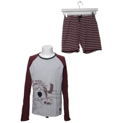 Pajamas (Gray, Red, Multicolored) from Polarn O. Pyret Elastane, Organic cotton