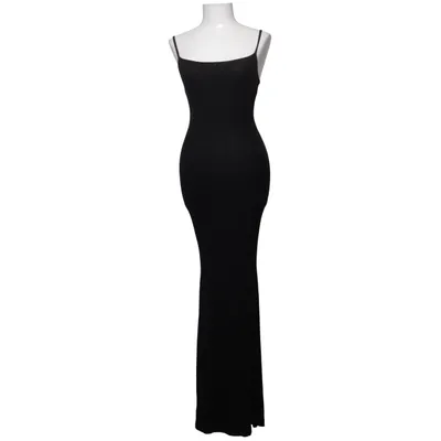 Maxi dress (Black) from Skins Elastane, Modal