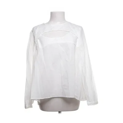 Blouse (Wit) van Zara Polyester, Katoen