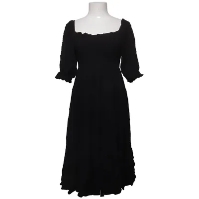 Maxikleid (Schwarz) von Oak+ Fort Baumwolle, Viskose