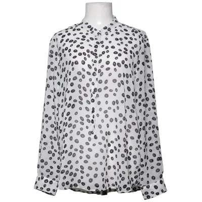 Blouse (Zwart, Wit) van Mango Casualwear