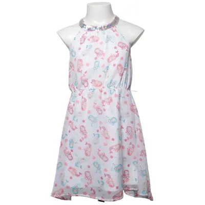 Robe (Blanc, Rose, Bleu) de Kiki & Koko Polyester