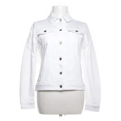 Denim jacket (White) from 123 Paris Cotton, Elastane, Polyester