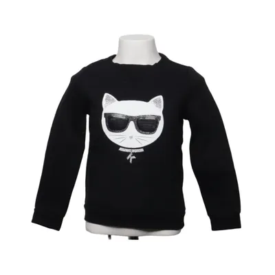 Sweatshirt (Black) from Karl Lagerfeld Kids Cotton, Elastane, Polyester