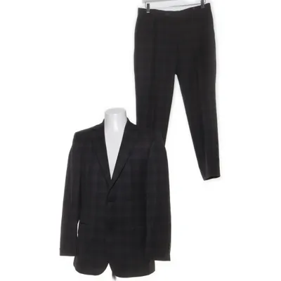 Kostym (Beige, Svart) från Lagerfeld Silke, Viskos, Ull