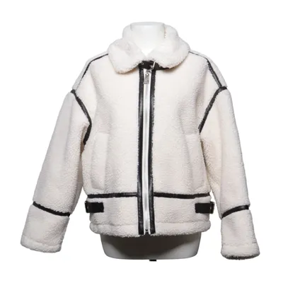 Shearling Jacke (Beige, Schwarz) von Anewsta Polyester