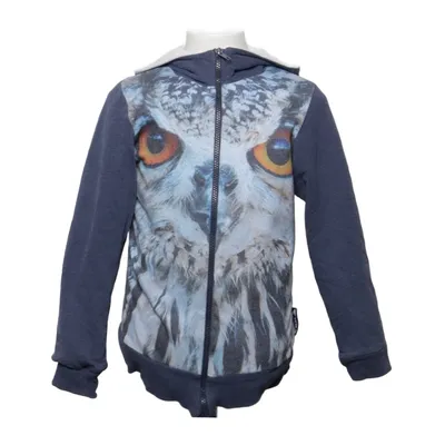 Hoodie (Blue, Multicolored) from Wild Cotton, Elastane, Polyester