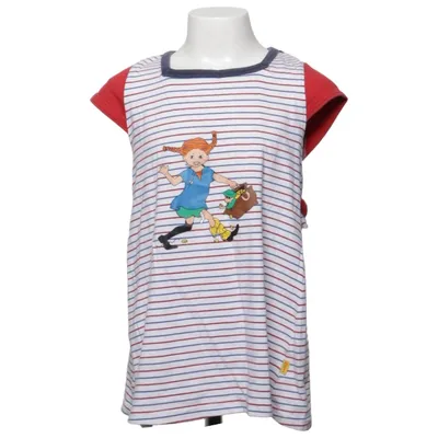 Dress (White, Blue, Red) from Pippi Långstrump Cotton, Elastane