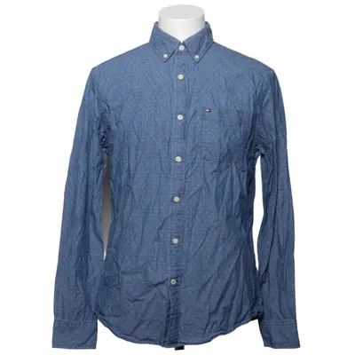 Overhemd (Blauw) van Tommy Hilfiger Katoen