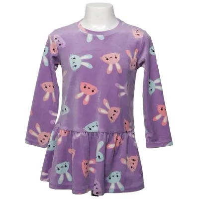 Klänning (Lila, Rosa, Blå, Flerfärgad) från Lindex Kids Elastan, Polyester
