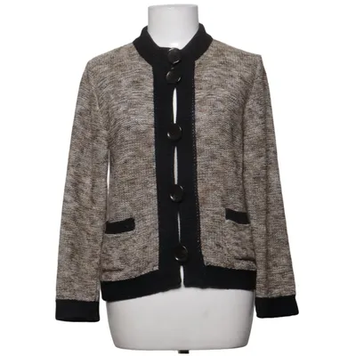 Strickjacke (Braun, Schwarz) von Dagmar Acryl, Baumwolle, Leinen, Polyamid