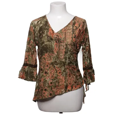 Blouse portefeuille (Vert, Multicolore)