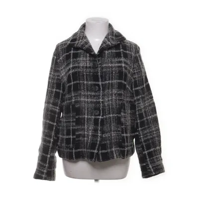Cardigan (Black, White) from Laura Acrylic, Polyester, Wool