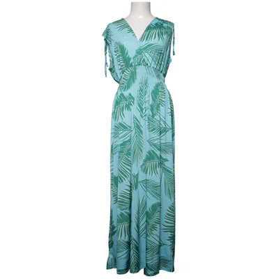 Maxi dress (Blue, Green) from Leana Mode Elastane, Polyester