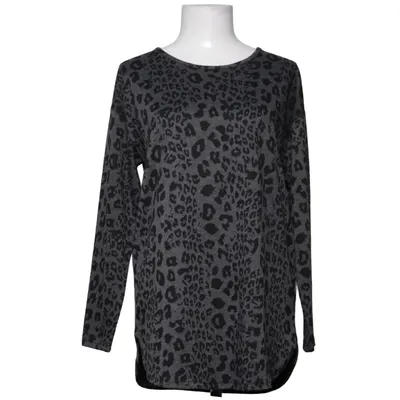 T-shirt à manches longues (Gris, Noir) de Signature Experience Élasthane, Polyester, Viscose
