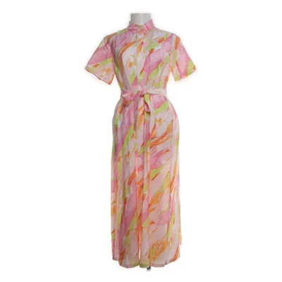 Skjortekjole (Pink, Flerfarvet) fra Selected Femme Nylon, Viscose
