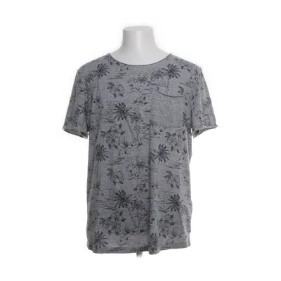 T-shirt (Grå, Blå) från Tom Tailor Denim Bomull, Polyester