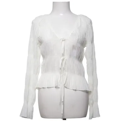 Blouse (Blanc) de Zara Coton