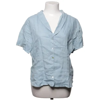 Short sleeve shirt (Blue) from Natural Wave Linen