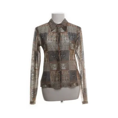 Shirt (Brown, Multicolored) from XX by Mexx Elastane, Polyamide