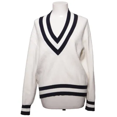 Trui (Wit, Blauw) van Mango Polyamide, Polyester, Viscose