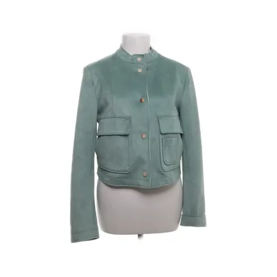 Överskjorta (Grön) från Zara Basic Outerwear Elastan, Polyester