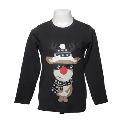 Long sleeve T-shirt (Black) from D.M.D by Denim Day Cotton