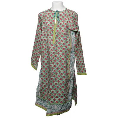 Caftan (Vert, Rouge, Multicolore) de Khaadi Coton