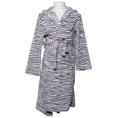 Bathrobe (Gray, White) from Miomare Polyester