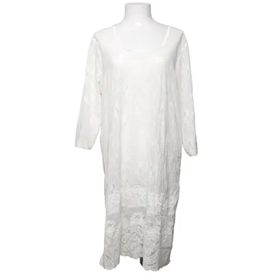 Jurk (Wit, Beige) van Zay Elastaan, Polyamide
