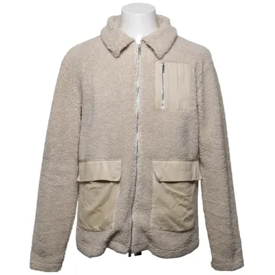 Fleece jacket (Beige) from Ciszere Cotton, Polyester