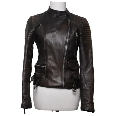 Bikerjack (Zwart) van MDK Katoen, Leer, Polyester